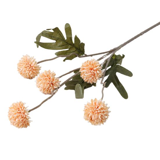 1 ветка цветок из искусственного шелка, не требующий полива, широко применяется, гибкий, необычный, простой в уходе, красивый искусственный стебель одуванчика для гостиной