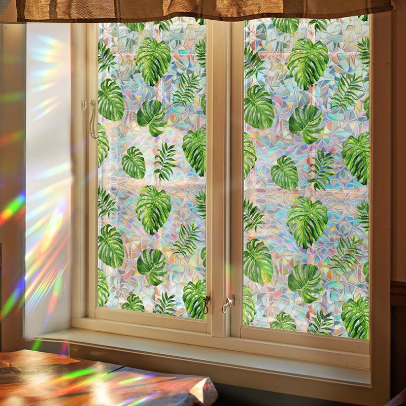 Stained Glass Window Film Window Privacy Film Daisy Window Sticker Vinyl Glass Window Films Home Aesthetic Decor Room Decor