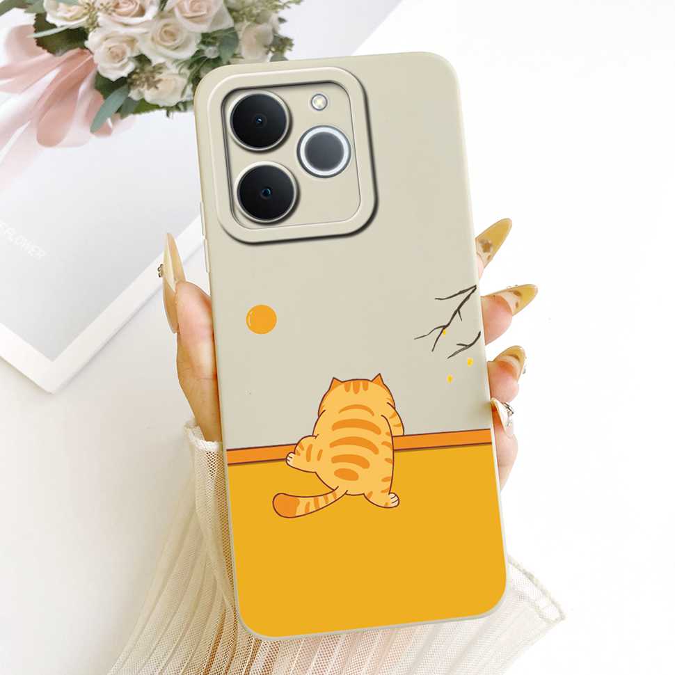 For Realme Note 70T Case RMX5313 Cat Painted Cover Soft Silicone Phone Case For Realme Note 70 T 70T Note70 Back Cover Shell