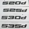 3D ABS Автомобильные Буквы Значок на Багажник Логотип Наклейка Для BMW E60 530d 530i 520d F10 520i E39 535d 535i 540i 525d F11 Аксессуары sc2