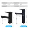 Bathroom Sink Faucet Basin Faucet Black Painted Faucet Single Handle Hole Deck Vintage Wash Hot Cold Mixer Tap Crane 855785