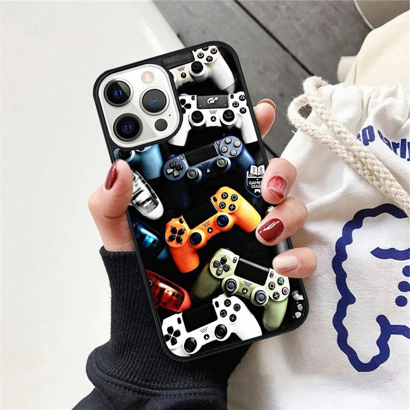 90s Sweet Kawaii Game Controller Phone Case Cover For iPhone 17 Air 15 16 11 13 14 Pro Max 12 Plus Max Fundas