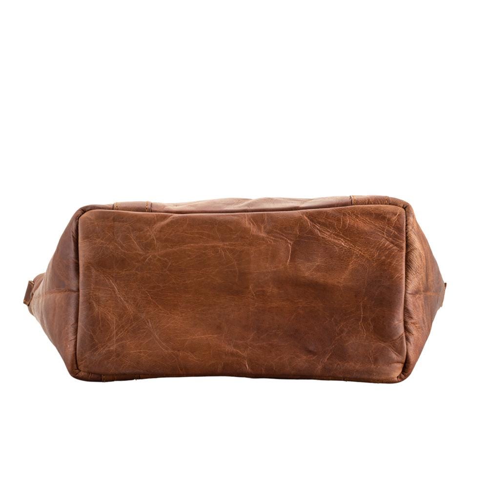 Handmade Vintage Leather Tote Bag – Women's Everyday Carryall