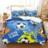 Basketball Bedding Set King Queen Ball Sport Theme Duvet Cover Set Boys Teens Basketball Fan Room Polyester Quilt Cover
