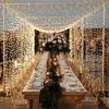 3/4/6M On the Window USB 8 Modes Curtain Lights Fairy Garland Light String Christmas Wedding Party Festoon Home Decoration