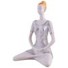 Yoga Lady Home & Office Decor Resin Fantasy Showpiece ,Multicolor