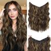 MISSQUEEN 5 клипс в волосах синтетические длинные волны вьющиеся парики для наращивания натуральные густые волосы для женщин легко носить шиньоны