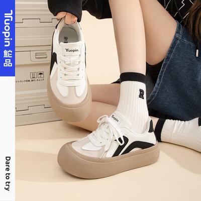 Обувь женская осенне-зимняя новая универсальная повседневная обувь на платформе, с круглым носком, белая обувь, пушистая обувь