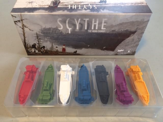 Stonemaier The Wind Gambit Expansion Добавлено в Scythe Добавлены Airship и Resolution новые игроки 140 минут Для детей от 14 лет и старше Игры Scythe (База