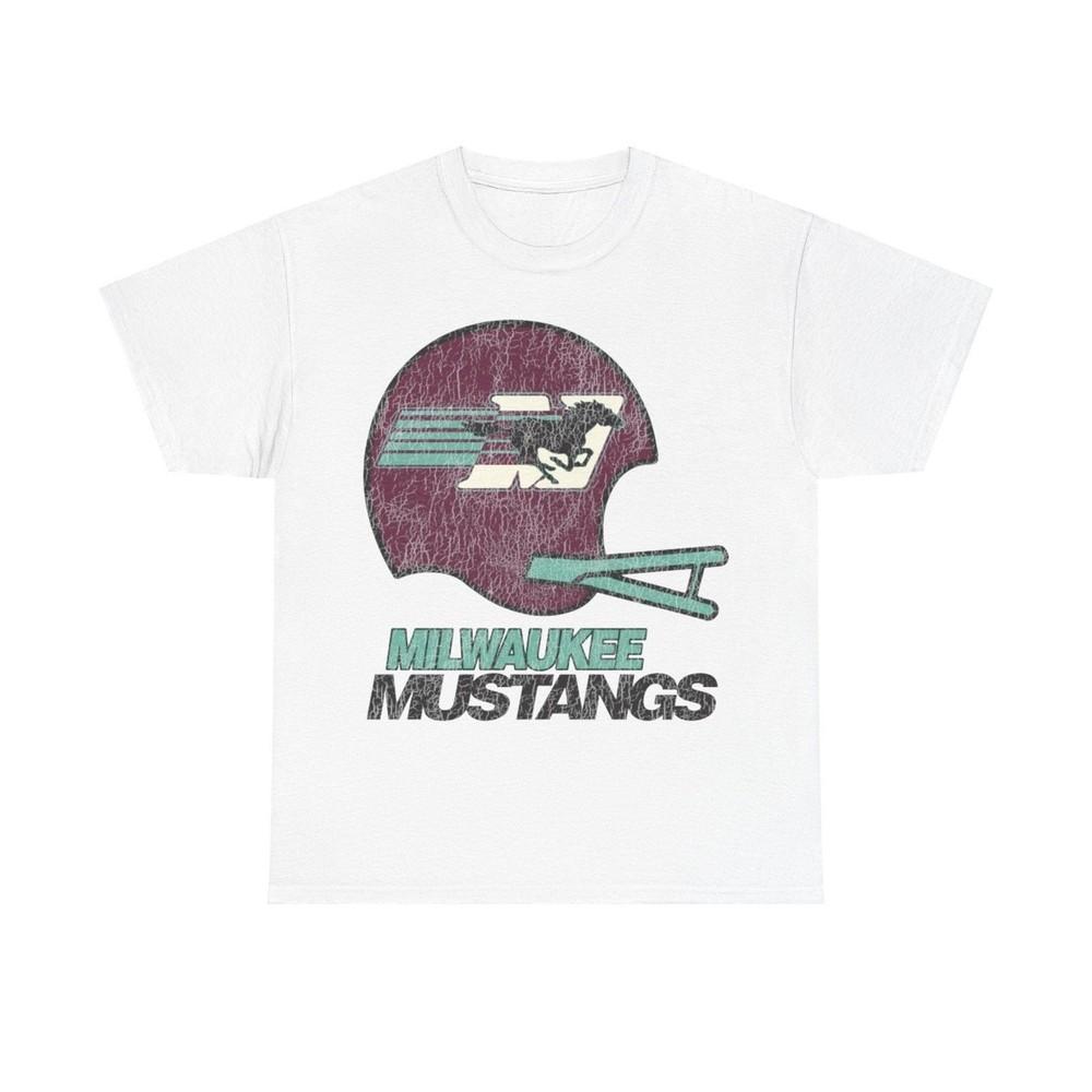 Ретро-футболка Milwaukee Mustangs в стиле ностальгии
