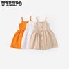 Платье-майка для девочек Детское платье-майка для девочек Летняя домашняя одежда для женщин Платье-майка для девочек Летнее корейское платье для девочек