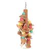 Bird Chew Toy Colorful Beak Paw Grinding Wood Blocks Parrot Hanging Cage Toy for Small Bird