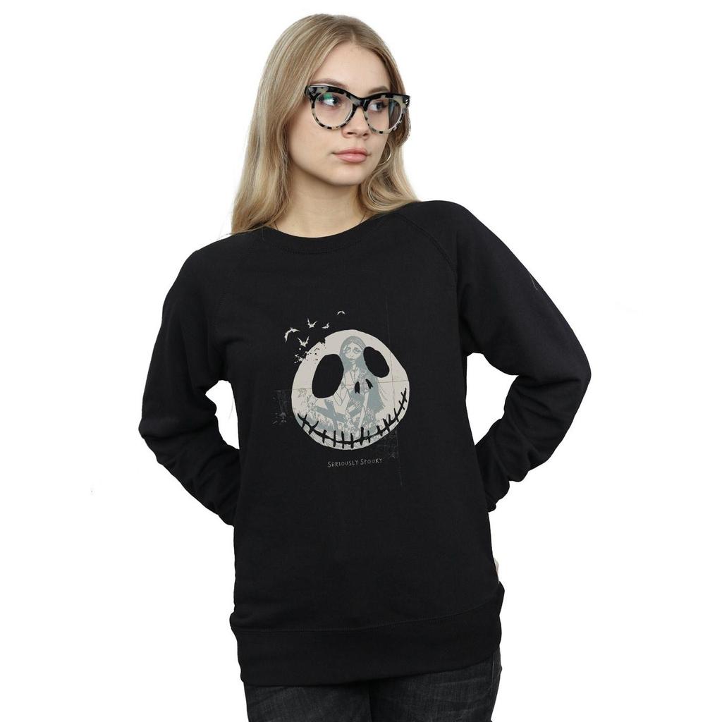 Disney Womens/Ladies Nightmare Before Christmas Seriously Spooky Sweatshirt
