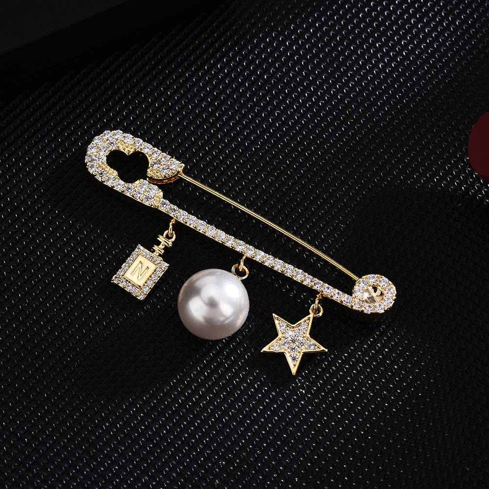 Senior Brooches Flower Leaf Brooch Pins for Women Suit Pendant Fashion Brooches Jewelry