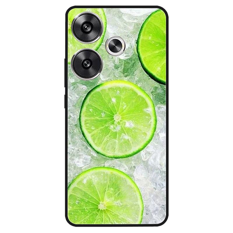 For Xiaomi Poco M6 4G Case Shockproof Soft Silicone TPU Bumper for Poco M6 4G Cover PocoM6 4G 2024 Lovely Luxury Cartoon Fundas