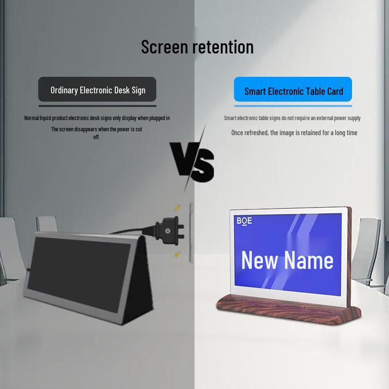 BOE 7.4-inch Double-Sided Electronic Desk Card (CN version)