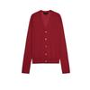 Summer New Women clothes Preppy Single Row Multi-Button Fine Needle Long sleeve V-neck Simple Knitted Outerwear 9598088