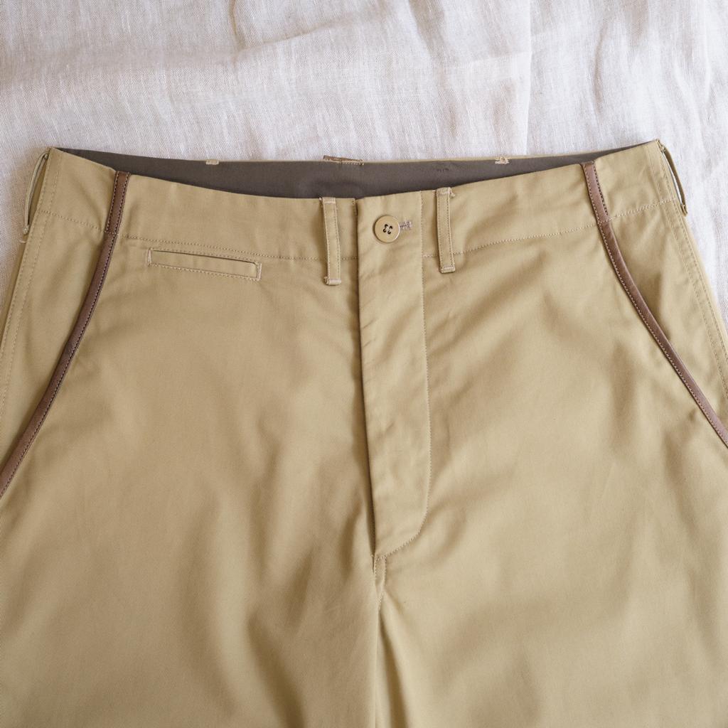 BONRROW Leather Mix Chino_Beige