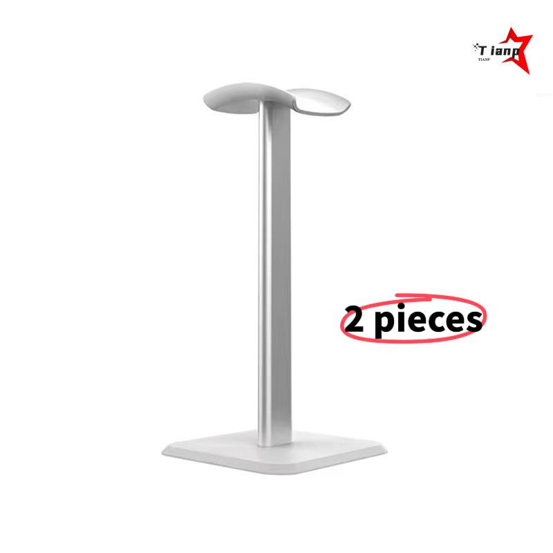 Aluminum Alloy Headphone Stand Creative Minimalist Desktop Holder for Over-ear Headset and Mic Storage Rack