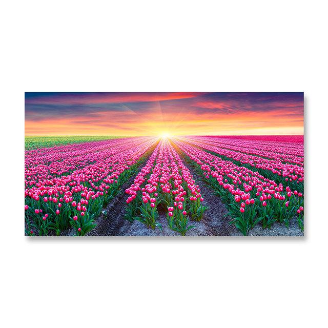 Современные пейзажи, лавандовые постеры и принты, фиолетовые цветы, холст, картины для гостиной, декор для дома, настенные картины без рамы