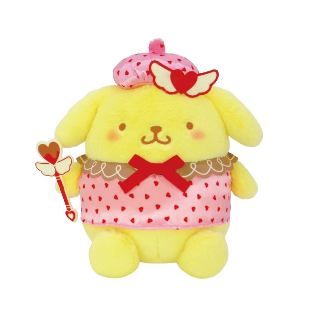 Nakajima Corporation Sanrio Characters Magical Heart Pompompurin Мягкая игрушка S xx 205179-24 H21.5 W23.5 D15.5cm