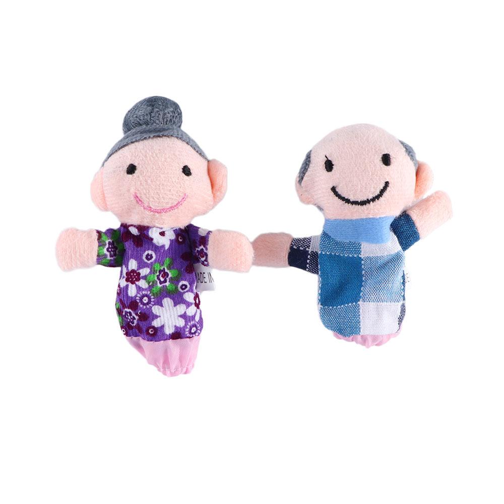 Doll Cloth Doll Toys Kids Gifts Plush Toys Hand Puppet Family Finger Puppets Set Finger Doll