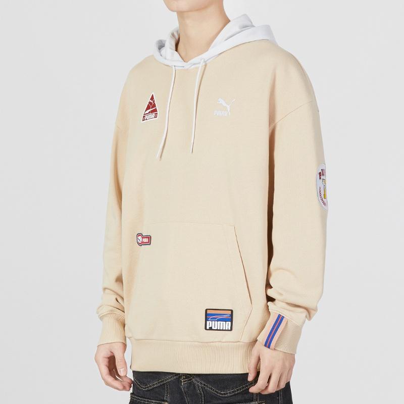 Puma Толстовка с эмблемой команды 'Бежевый' Мужская 677377-67
