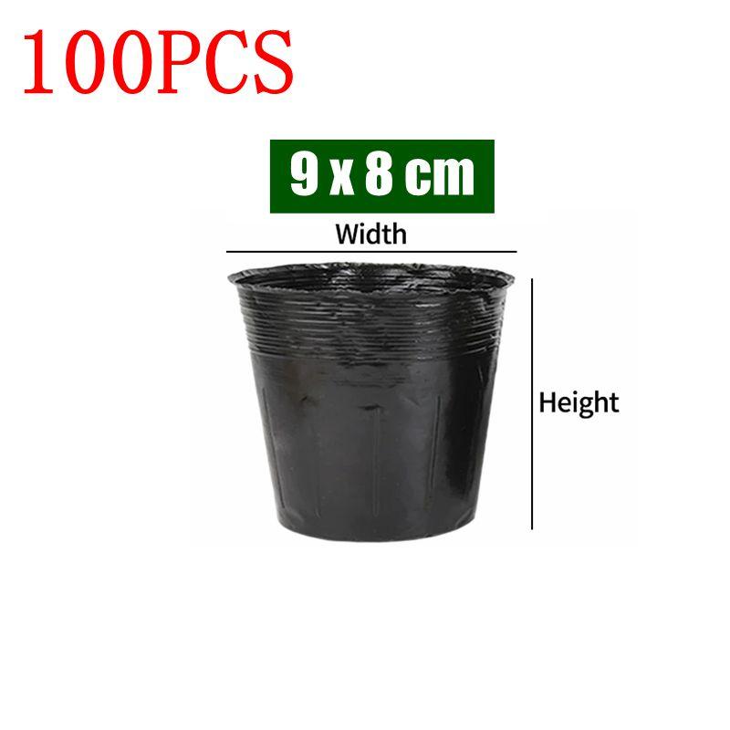 10/100PCS Garden Seedling Planting Cup Disposable Plants Nursery Pots Nutrition Bag Seed Pots Flowerpot Garden Accessories