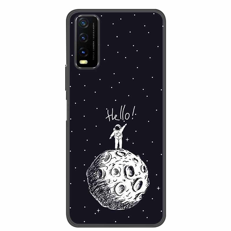 Чехол для Vivo Y20 Мраморный Мягкий Силиконовый Задний Чехол для Vivo Y20S Y20 S Y 20i Чехол для Телефона для Vivo V2027 Y20i Coque Funda Сумка