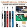 5V/15W USB Soldering Iron Adjustable Temperature Welding Tool Kit Pen  Soldering Work