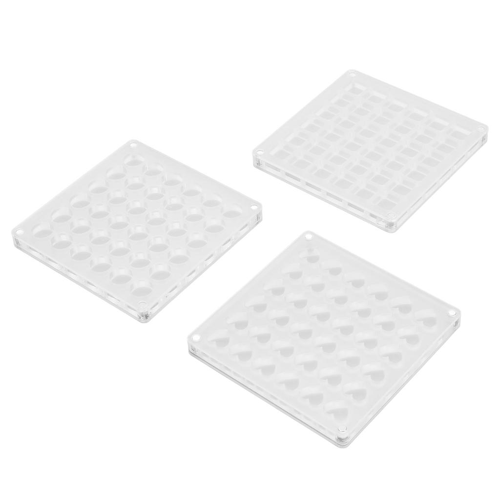 3 шт. 36 сеток акриловая магнитная витрина для ракушек декоративная коробка для хранения ракушек органайзер для ювелирных изделий