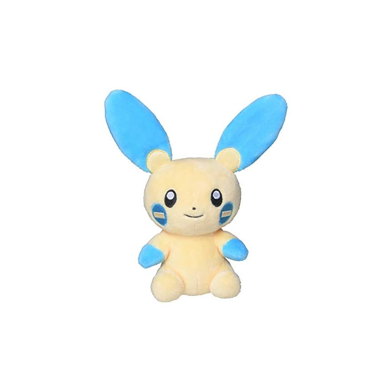 Оригинальная плюшевая игрушка от Pokémon Center: Покемон Минун 15,5 x 13 x 8,5 см (В x Ш x Г)