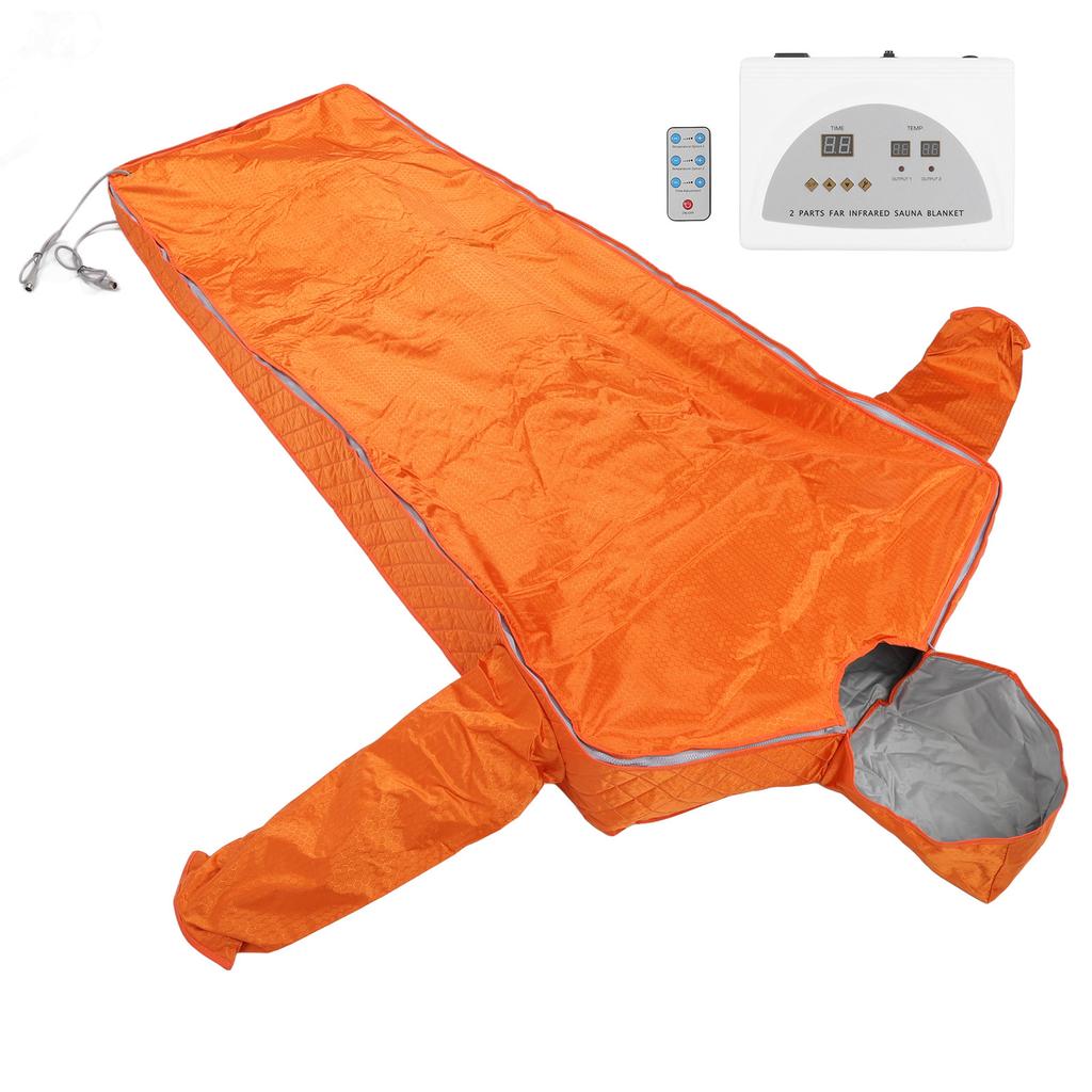 Одеяло для сауны с инфракрасным излучением, повышенное осушение, домашнее одеяло для сауны с детоксикацией и рукавами-шапочками