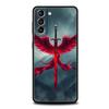 Phone Case Cover for Samsung Galaxy S25 Edge S24 S23 S22 S20 S21 FE Ultra S10 S10E Plus 5G Soft TPU The Sword Creative Pattern