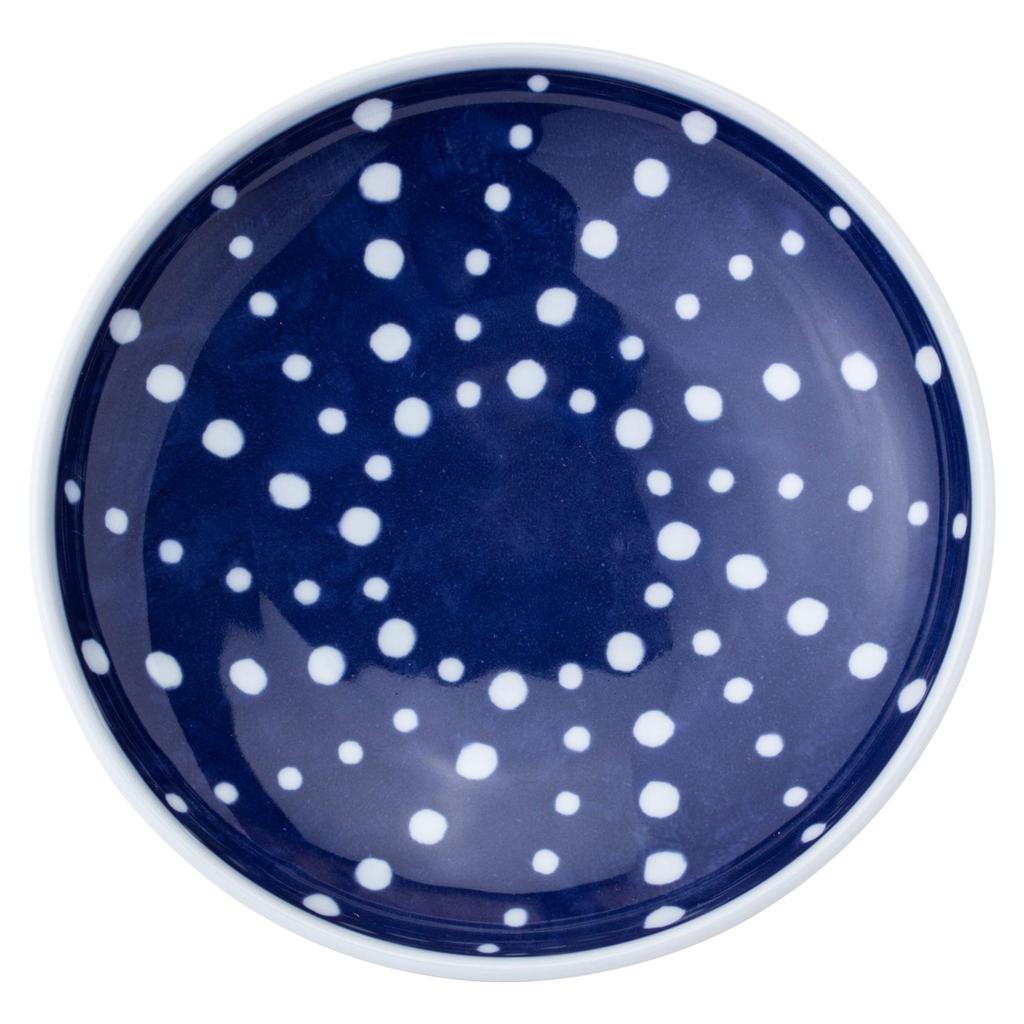 Nishikai Ceramics Hasamiyaki Plate Small Served 5 Tableware Approximately 15cm In Indigo Maru Dishwasher Japanese Made In Japan 13309 Set,