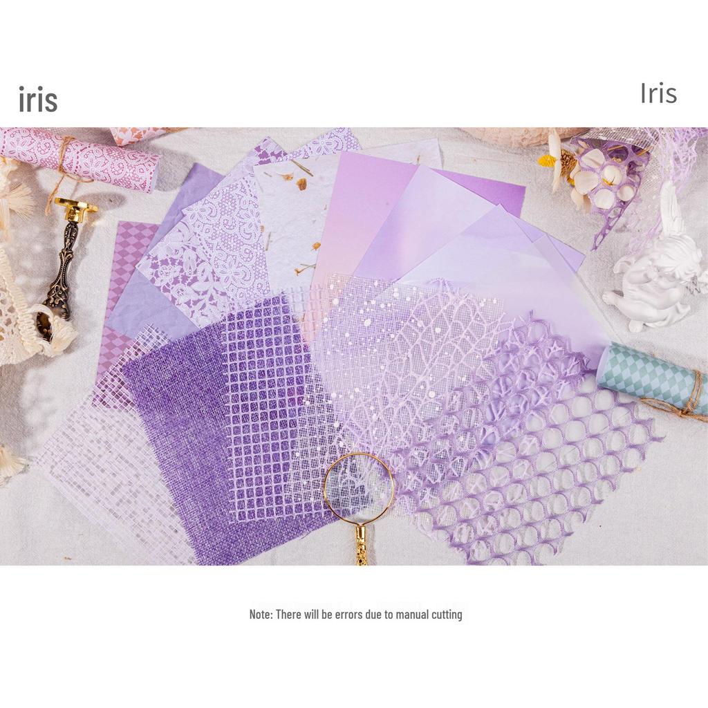 Набор для создания ретро-дневника серии «Мечта»: 15 Листов Декоративного Фона, 4 Стиля