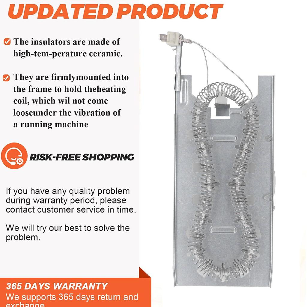 3387747 Dryer Heating 5400W W11344457 Drying Machine Heating for Maytag 240V Dryer Dryer Heating