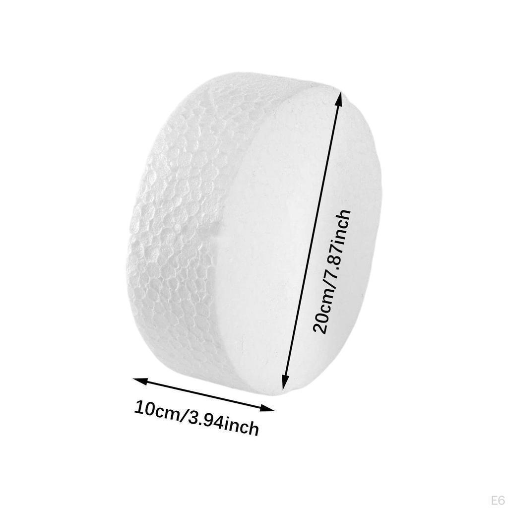 5 круглых пенопластовых муляжей для декора вечеринок и творческих проектов