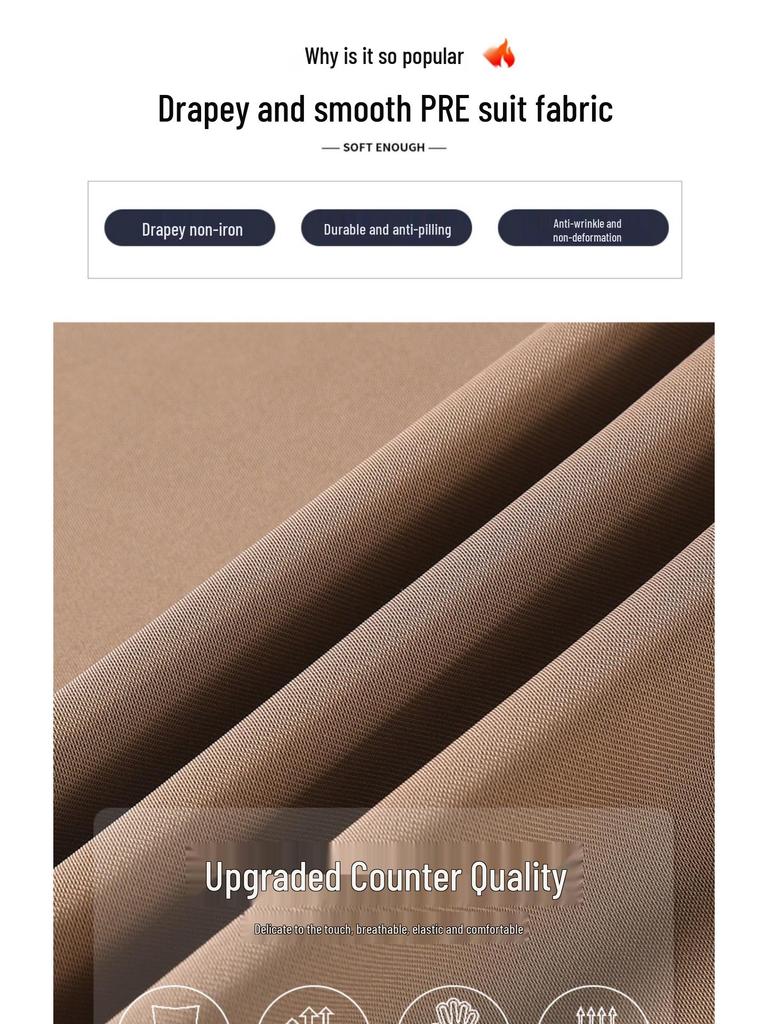 Женские брюки-костюм к сезону весна-осень 2025 года с высокой посадкой и широкими штанинами