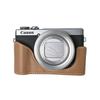 G7X2 G7X3 PU Camera Half Case For Canon PowerShot G7X Mark II III Battery Opening Cover With Strap