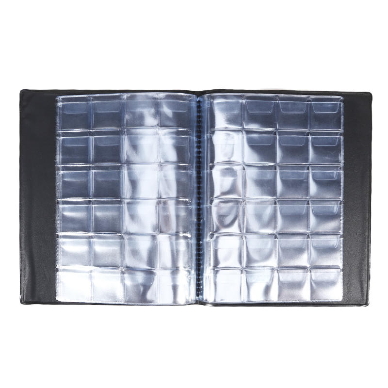 Винтажный альбом для коллекции монет на 240 ячеек - Портативный держатель-книга для хранения пенни для коллекционеров