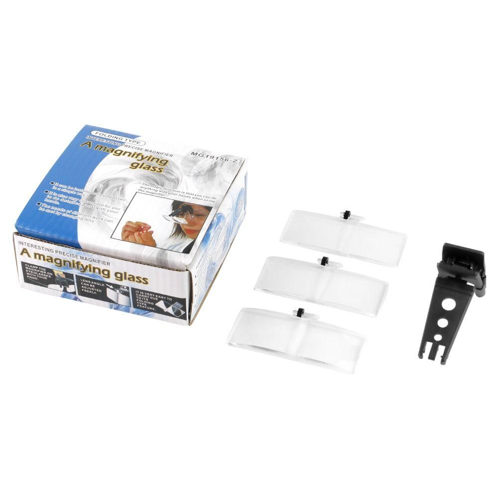 Складные очки с подсветкой Очки-клипсы «свободные руки» Новая лупа Оптические приборы