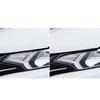 2 шт. для Honda FIT JAZZ 2014-16 Накладки на брови фар из углеродного волокна Аксессуары