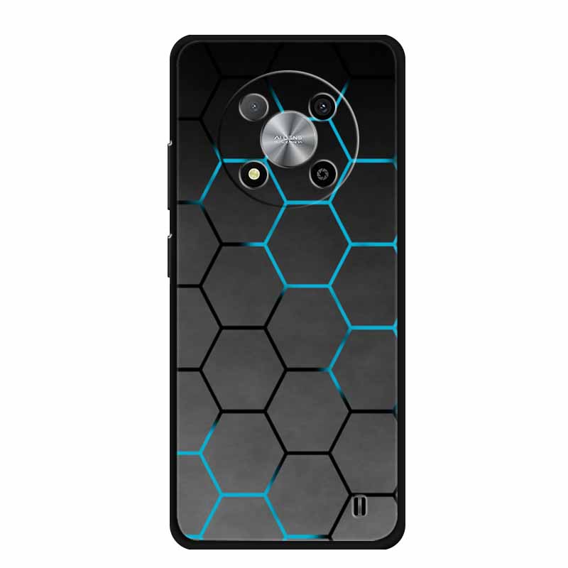 Чехол для ZTE Blade A73 5G Роскошный Мягкий Силикон ТПУ Чехол для Телефона Для ZTE Blade A73 5G 7160N Мультяшный Защитный Цветы Новый Fundas
