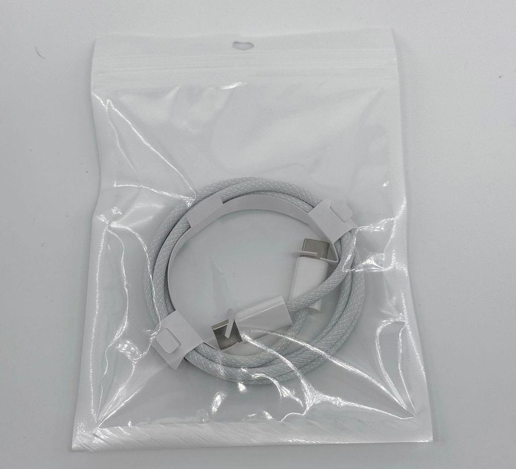 60 Вт двойной кабель Type-C с оплеткой PD для быстрой зарядки iPhone 15-16 серии и Android