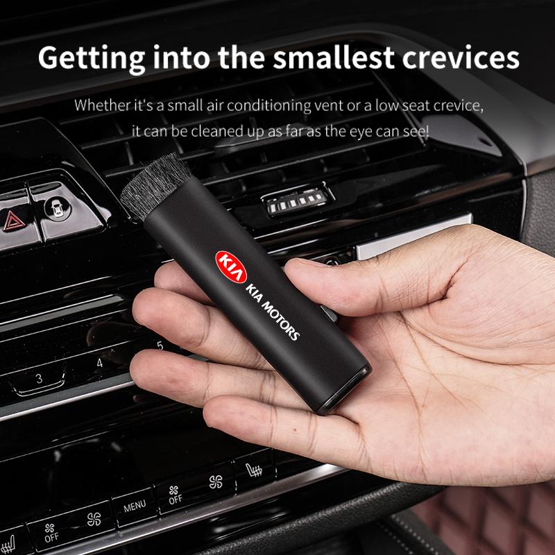 KHCT4 For KIA Car Styling Air Outlet Instrument Panel Gap Soft Hair Dusting Cleaning Brush Tool Cerato Soul Venga Forte Spectra Sedona