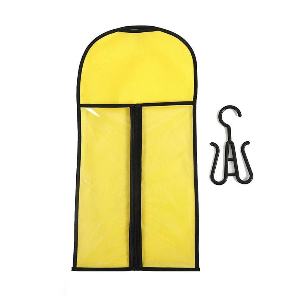 with Hanger Wig Bag Transparent Clothes Dust Cover for Virgin Hair Weft Clip In Hair Extension