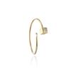 LLOYD Modern British Princess Cut 14k Hoop Earrings LOFL2013G