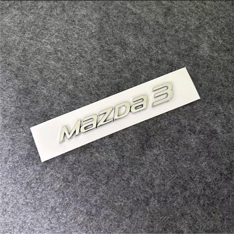 Changan Mazda Car Logo: MAZDA3/6 Black English Letters & Numbers for Trunk Tail Box Modification