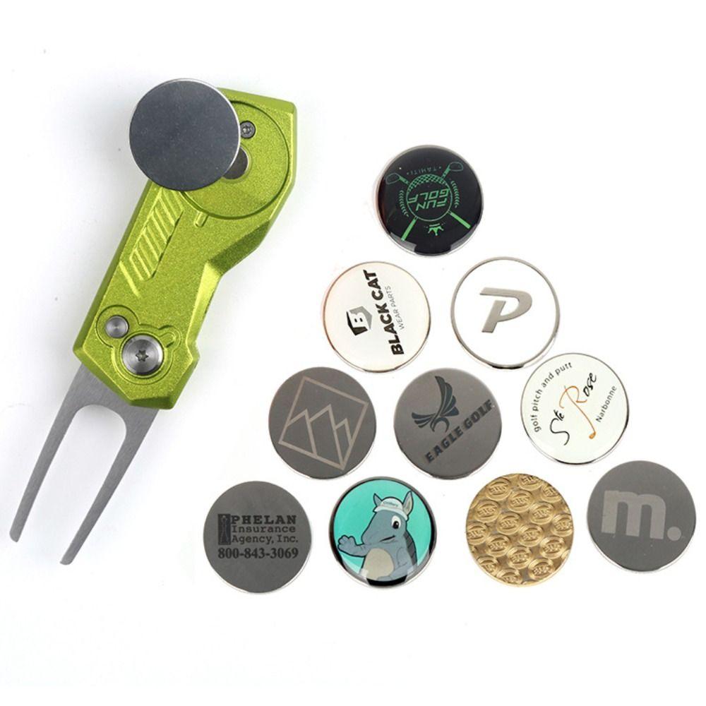 Switchblade Golf Divot Repair Tool Ball Marker Mini Golf Divot Tools Gift For Golfer